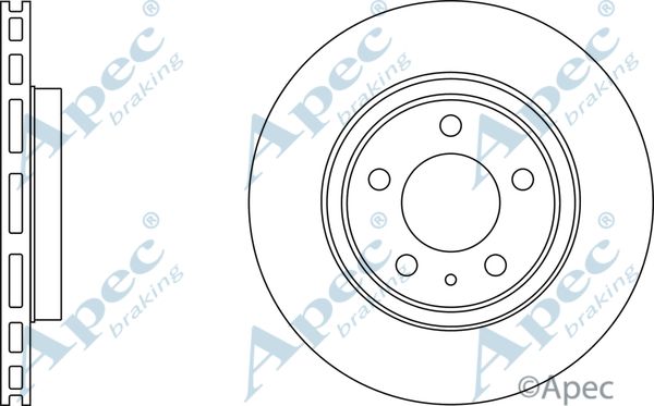 APEC BRAKING Тормозной диск DSK2700